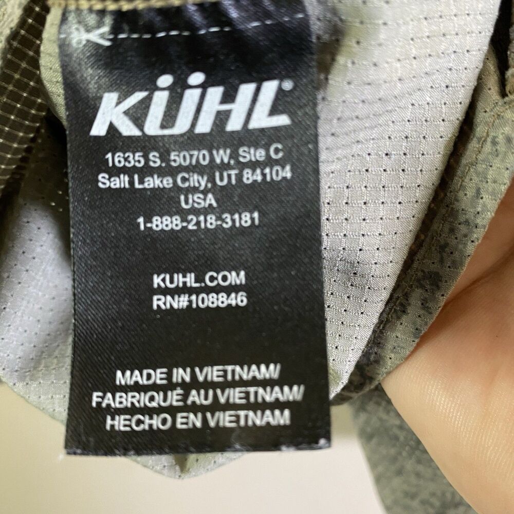 KÜHL Shirt Men XL Gray UPF Fishing Hiking Outdoor Casual 7484 - Picture 13 of 14